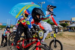 PARADERA, ARUBA - SEPTEMBER 9: Copa Latino Americano BMX Championship 2023 on Saturday, September 9, 2023 at Parke Curason Jaburibari in Paradera, 
(Photo by Davyne Croes/DAC Image)