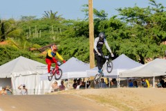 PARADERA, ARUBA - SEPTEMBER 9: Copa Latino Americano BMX Championship 2023 on Saturday, September 9, 2023 at Parke Curason Jaburibari in Paradera, 
(Photo by Davyne Croes/DAC Image)