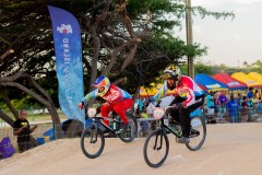 PARADERA, ARUBA - SEPTEMBER 9: Copa Latino Americano BMX Championship 2023 on Saturday, September 9, 2023 at Parke Curason Jaburibari in Paradera, 
(Photo by Davyne Croes/DAC Image)